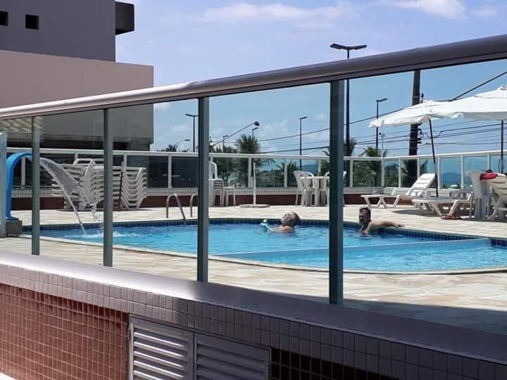 Frente Mar Piscina Churrasqueira Wifi Garagem Portaria 24Hs Apartamento Solemar Exterior foto